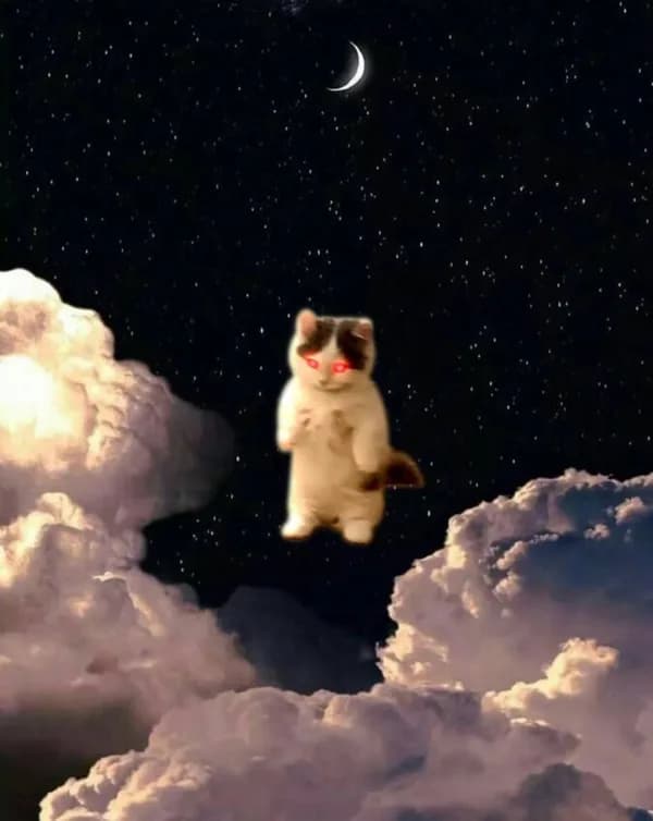sky cloud moon vibe
