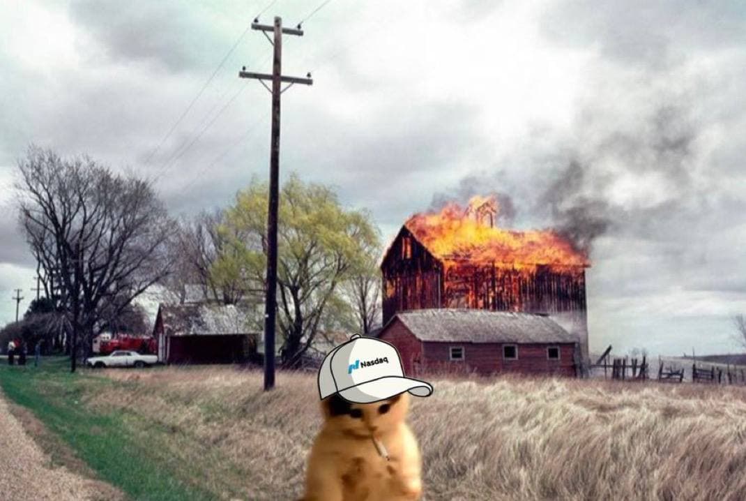 farm burning fire outdoors hat