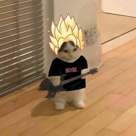 acdc cute music guitar