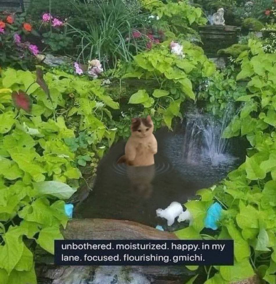 unbothered moisturized mood vibe green chill