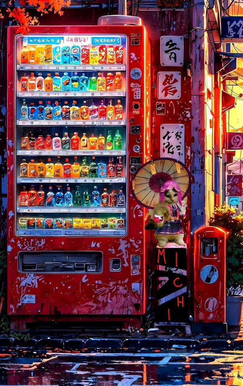 vendingmachine soda drink