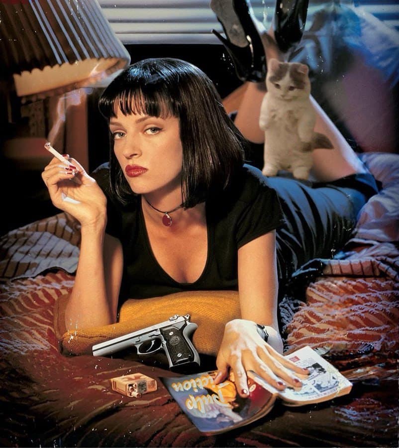 miawallace movies pulpfiction girl