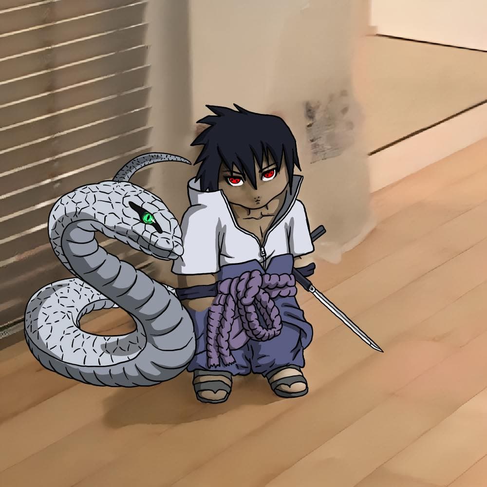 naruto anime sword snake weapon
