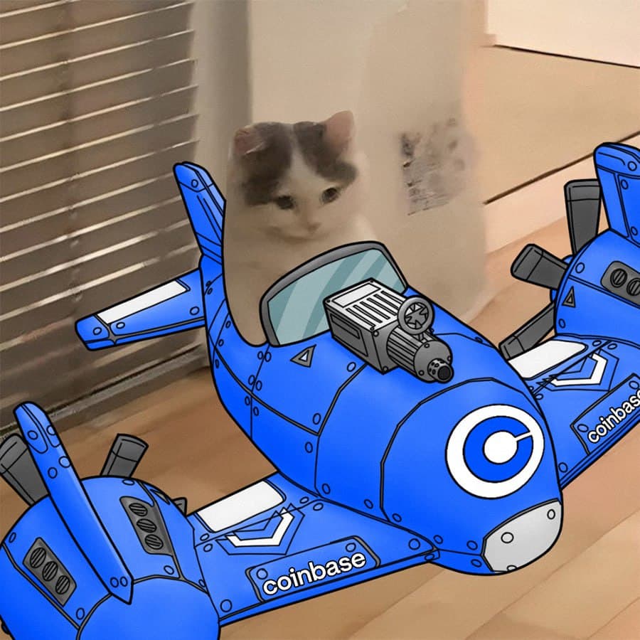 coinbase exchanges airplane fly