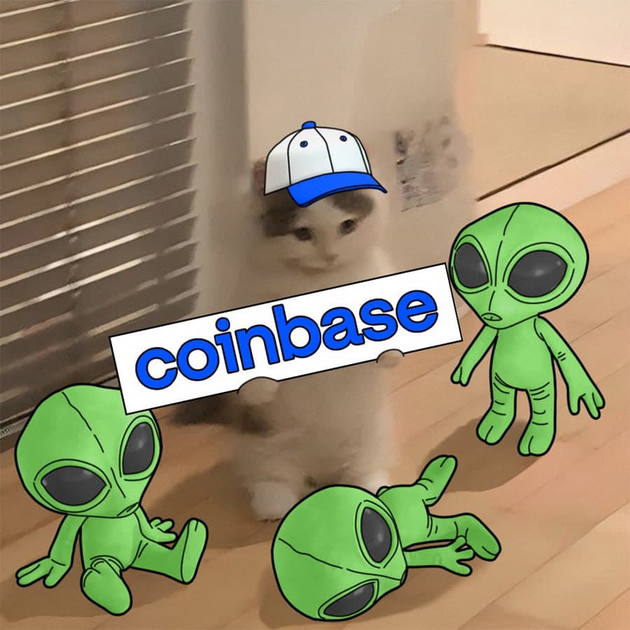 coinbase exchanges alien