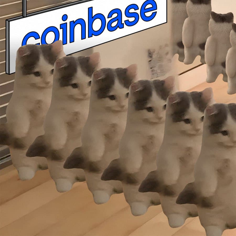 coinbase exchanges line group gang cult