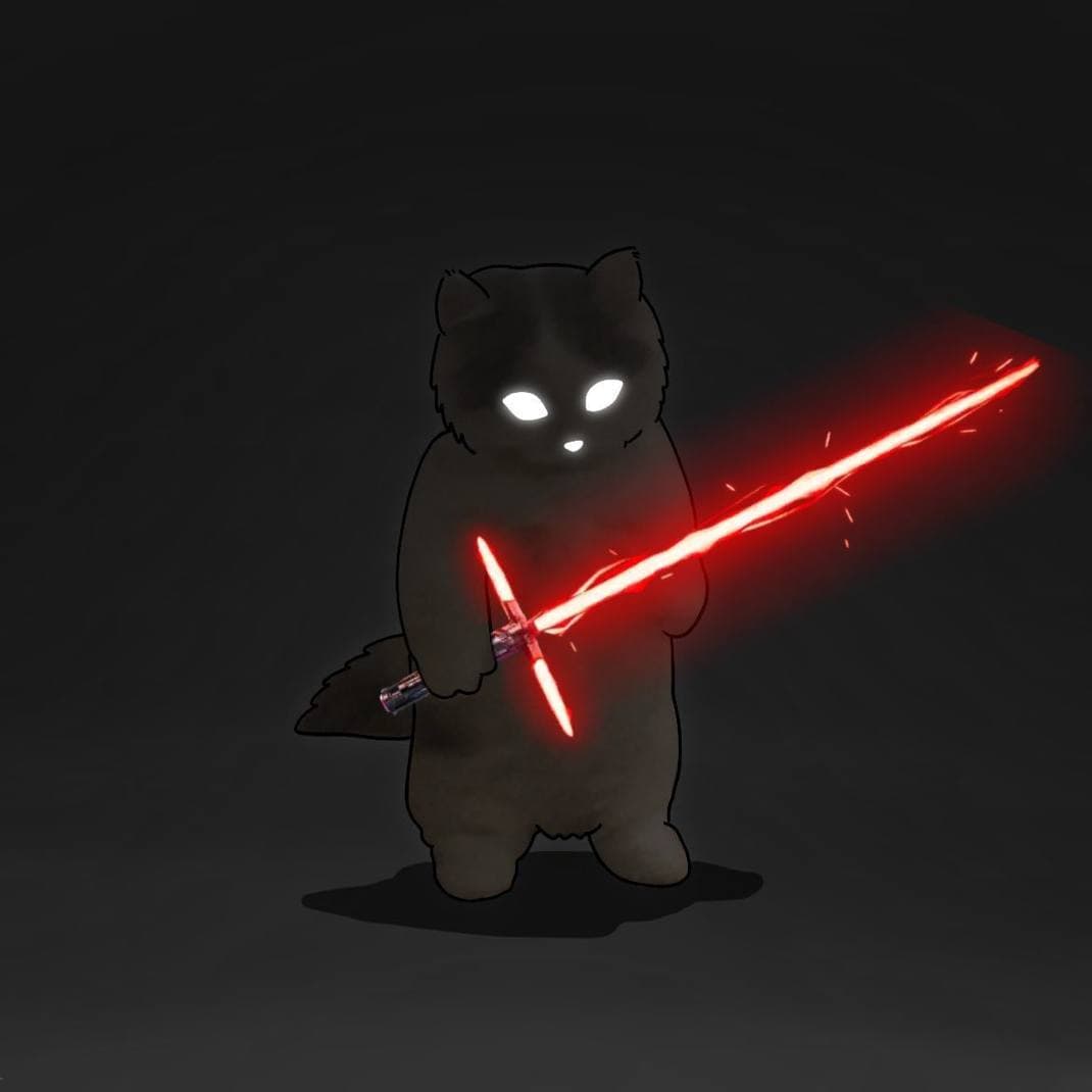 darkmode lightsabre red sith starwars