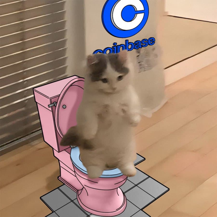 coinbase exchanges toilet