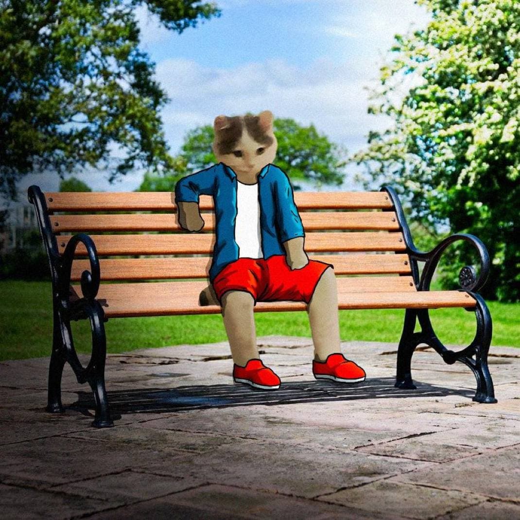 bench outdoors chill mood vibe gmichi sit