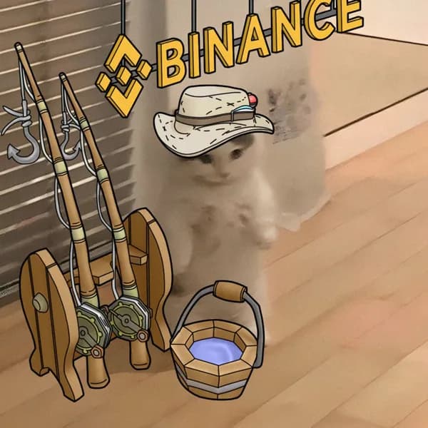 binance exchanges fishingrod hat