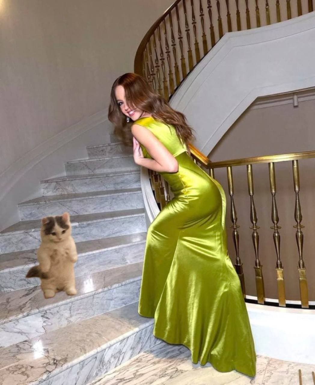 stair brunette ass butt gyatt sexy