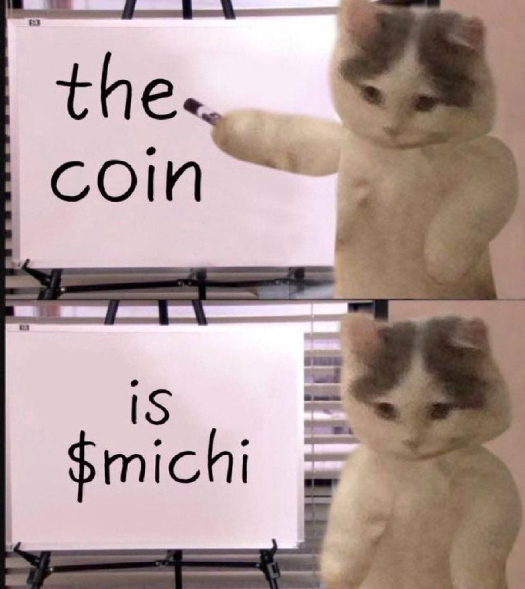 coin michi sign board