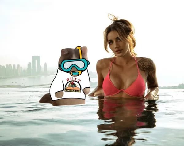 girl pool boobs van00sa kol influencer tits