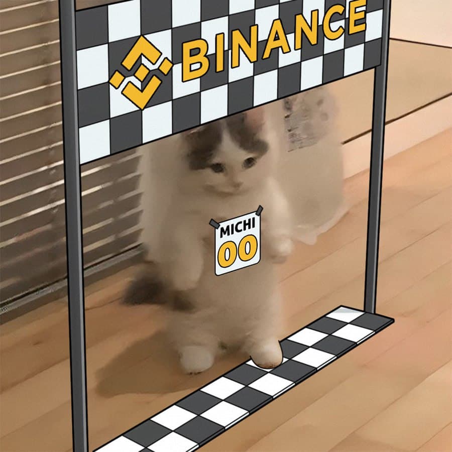 binance exchanges race checkeredflag start