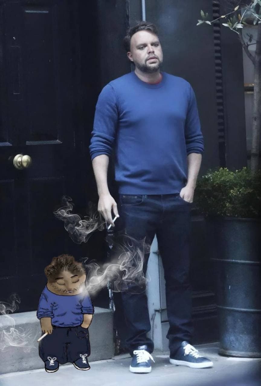 benaffleck smoke cigarette pwease sad cope