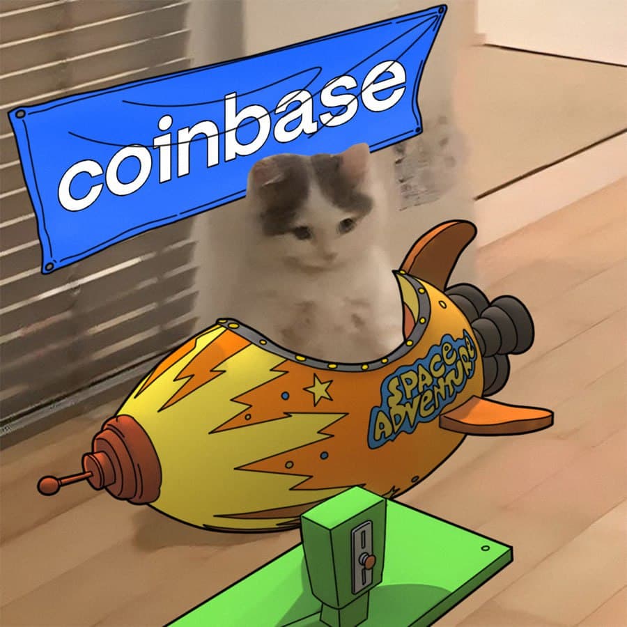 coinbase exchanges rocket ride