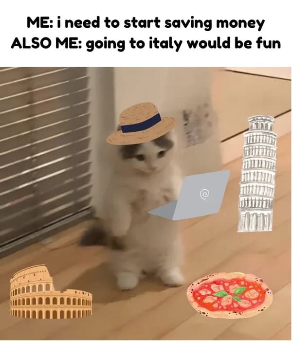 saving italy pizza funny meme