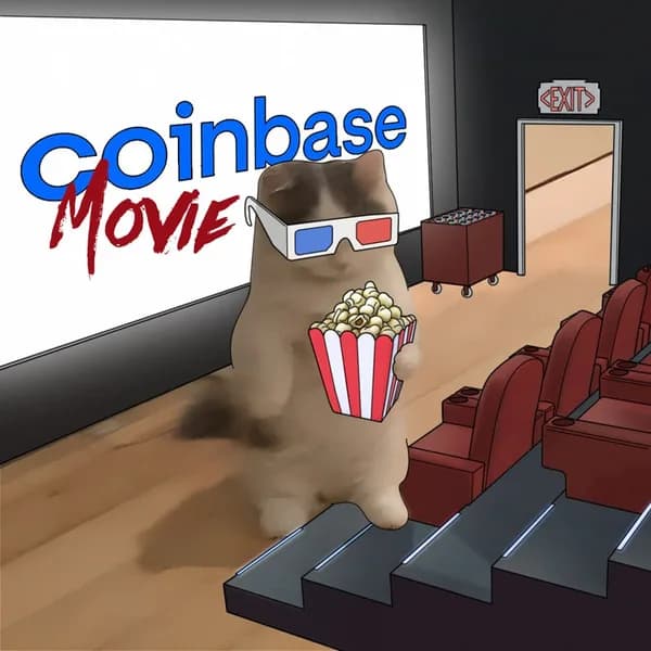 exchanges coinbase popcorn movies