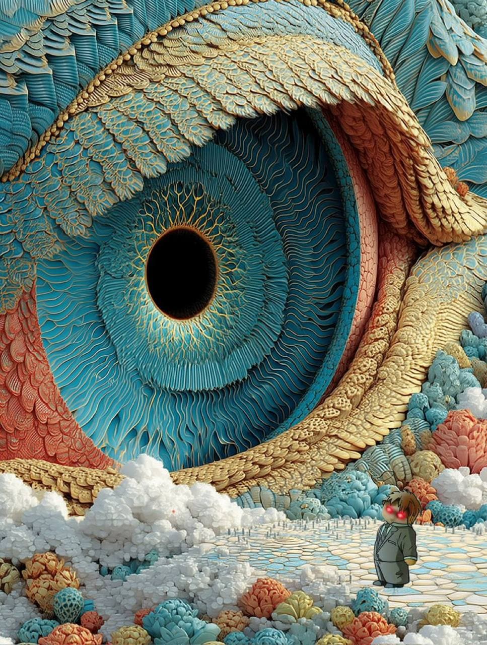 aesthetic eyes trippy