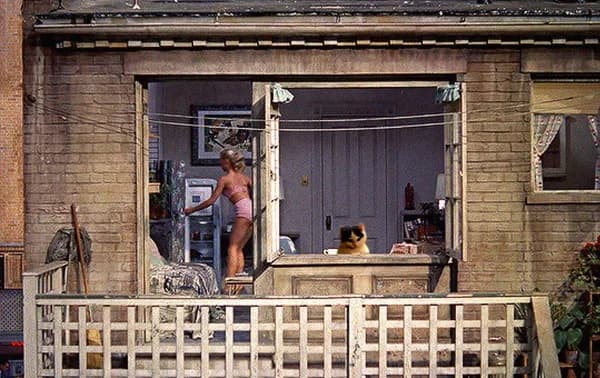 house mood vibe window blonde girl ass butt fridge food