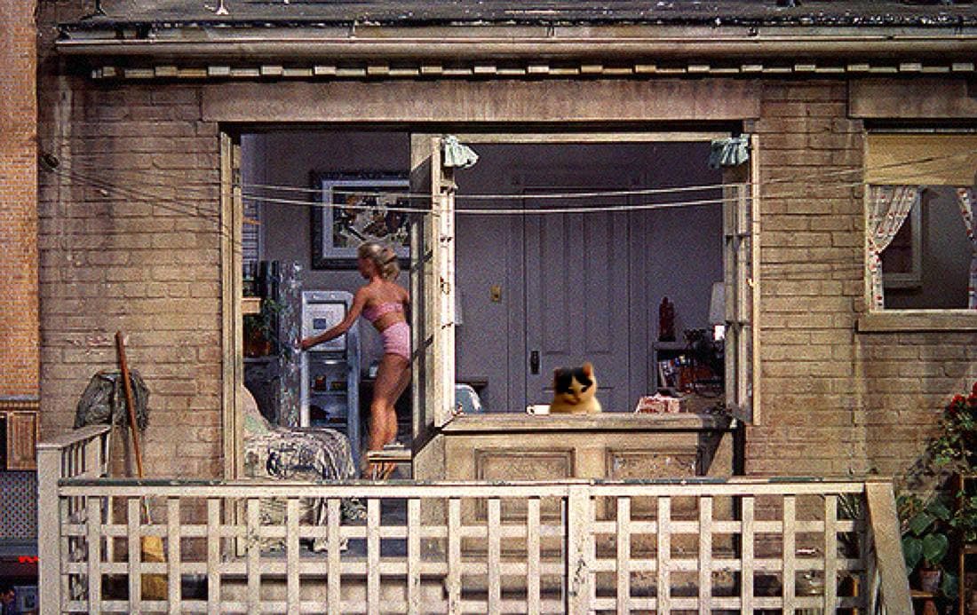 house mood vibe window blonde girl ass butt fridge food