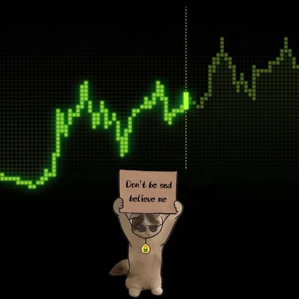 believe green chart up pump