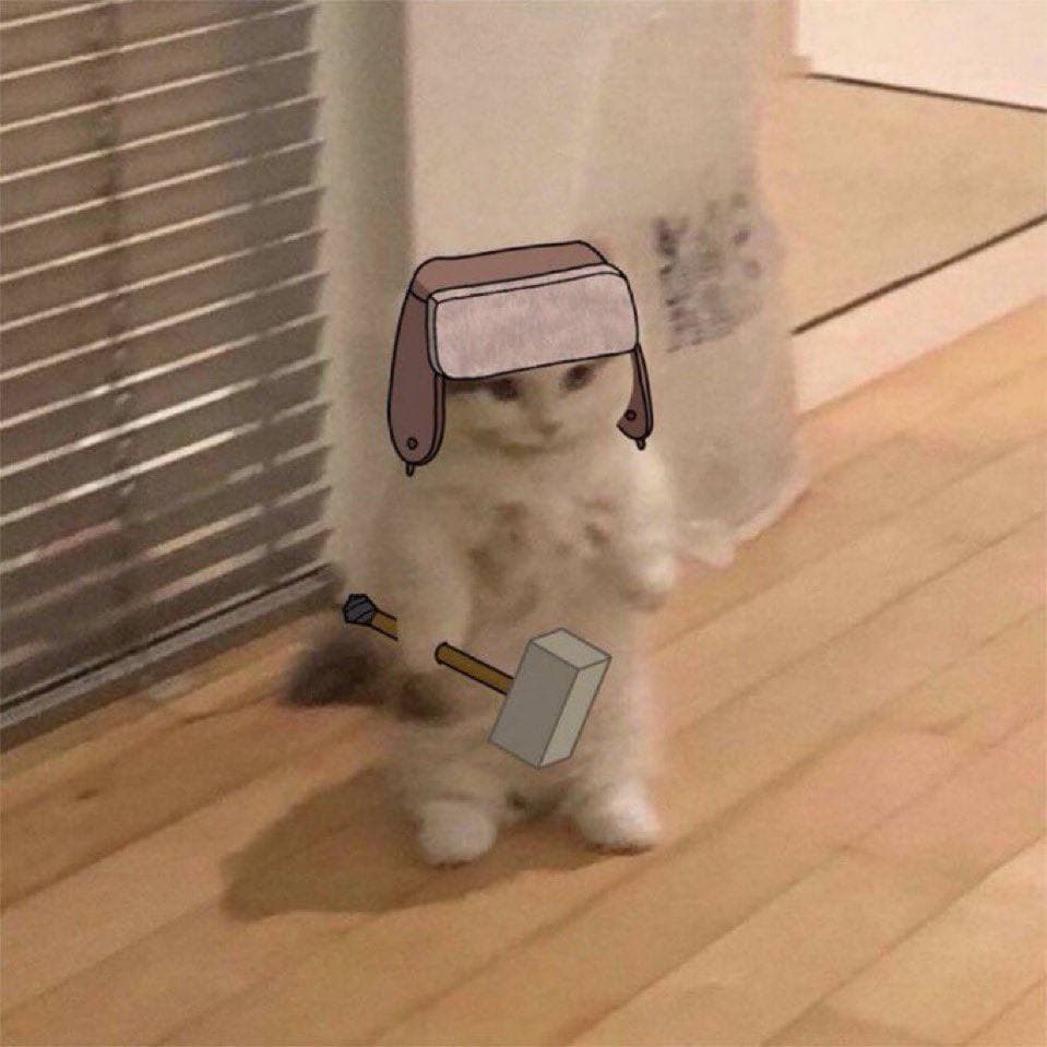 hammer hat cute