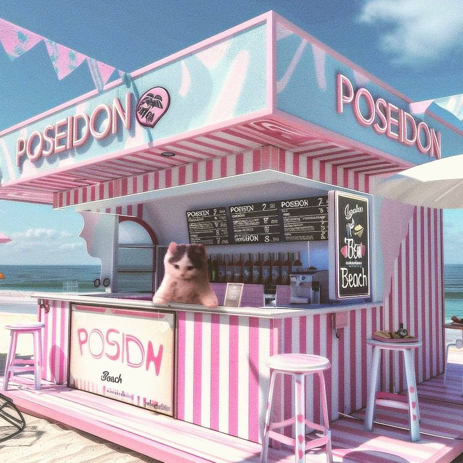 stand ice cream poseidon