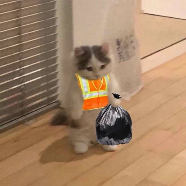 trash bag garbage