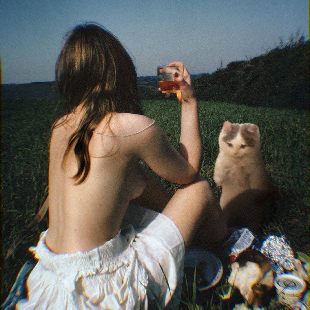 girl sexy nsfw outdoors picnic hot brunette