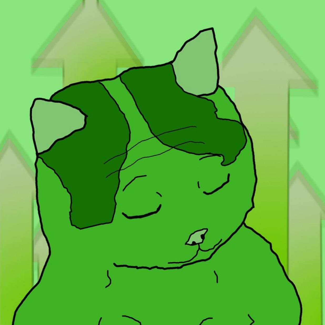 green manifest up happy candle higher bullish